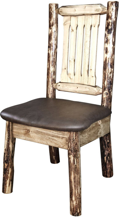 Montana Woodworks Glacier Country Kollektion Side Chair mit Polstersitz