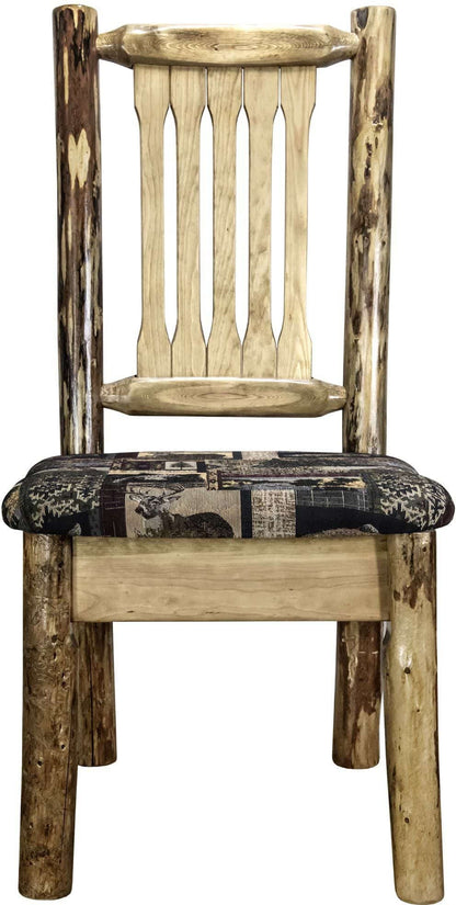 Montana Woodworks Glacier Country Kollektion Side Chair mit Polstersitz