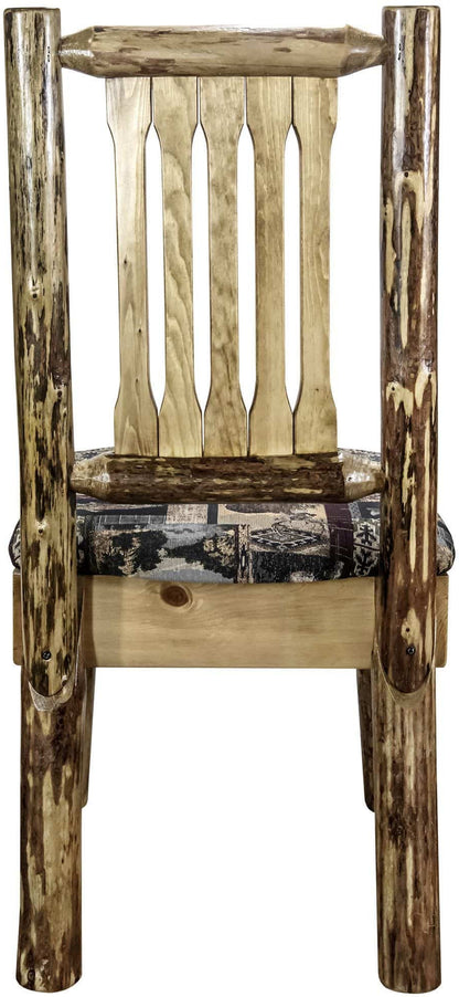 Montana Woodworks Glacier Country Kollektion Side Chair mit Polstersitz