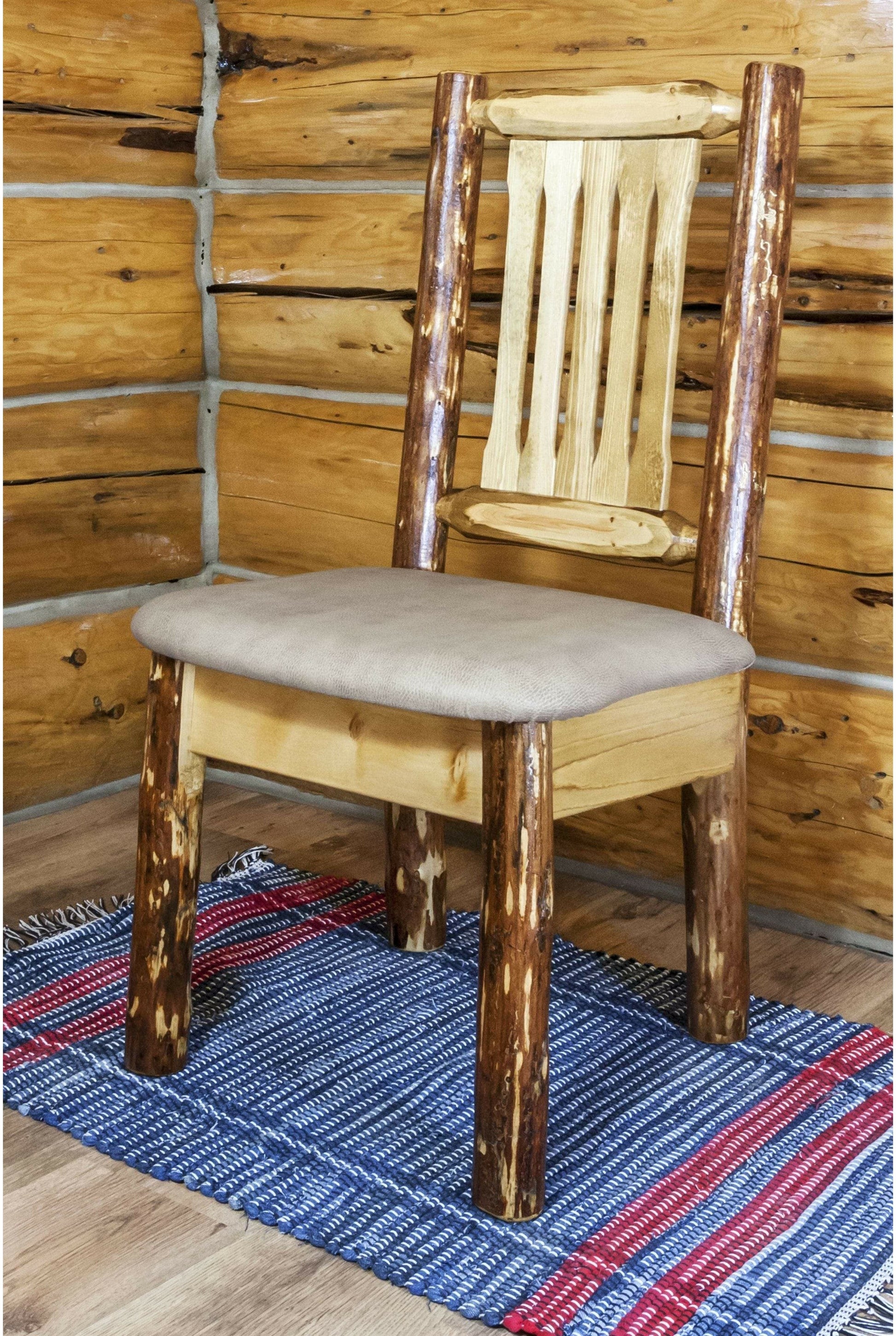 Montana Woodworks Glacier Country Kollektion Side Chair mit Polstersitz