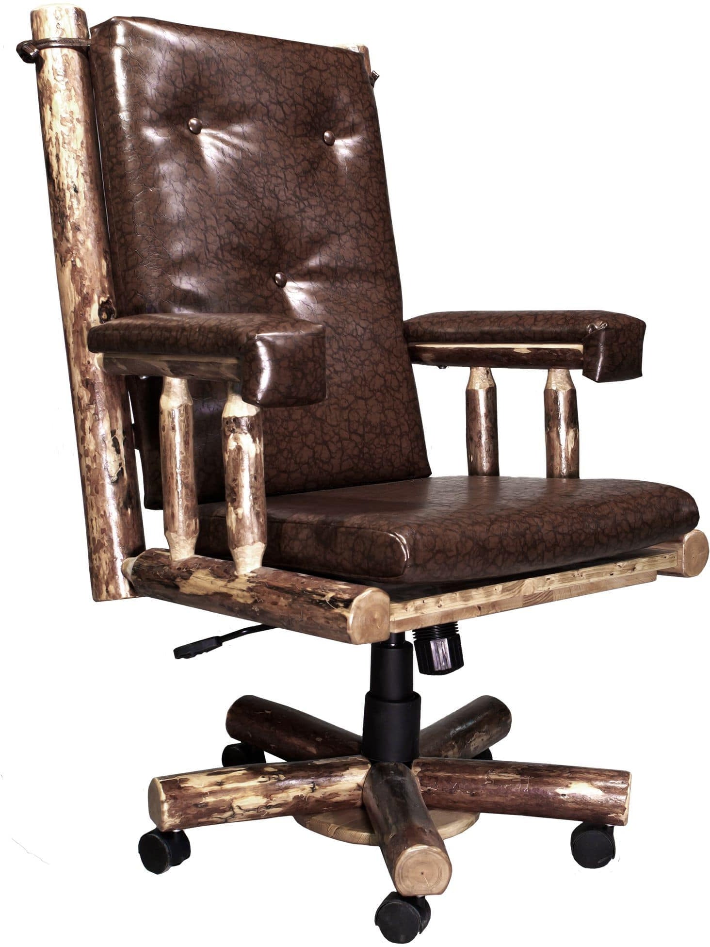 Montana Woodworks Glacier Country Kollektion Polster Bürostuhl