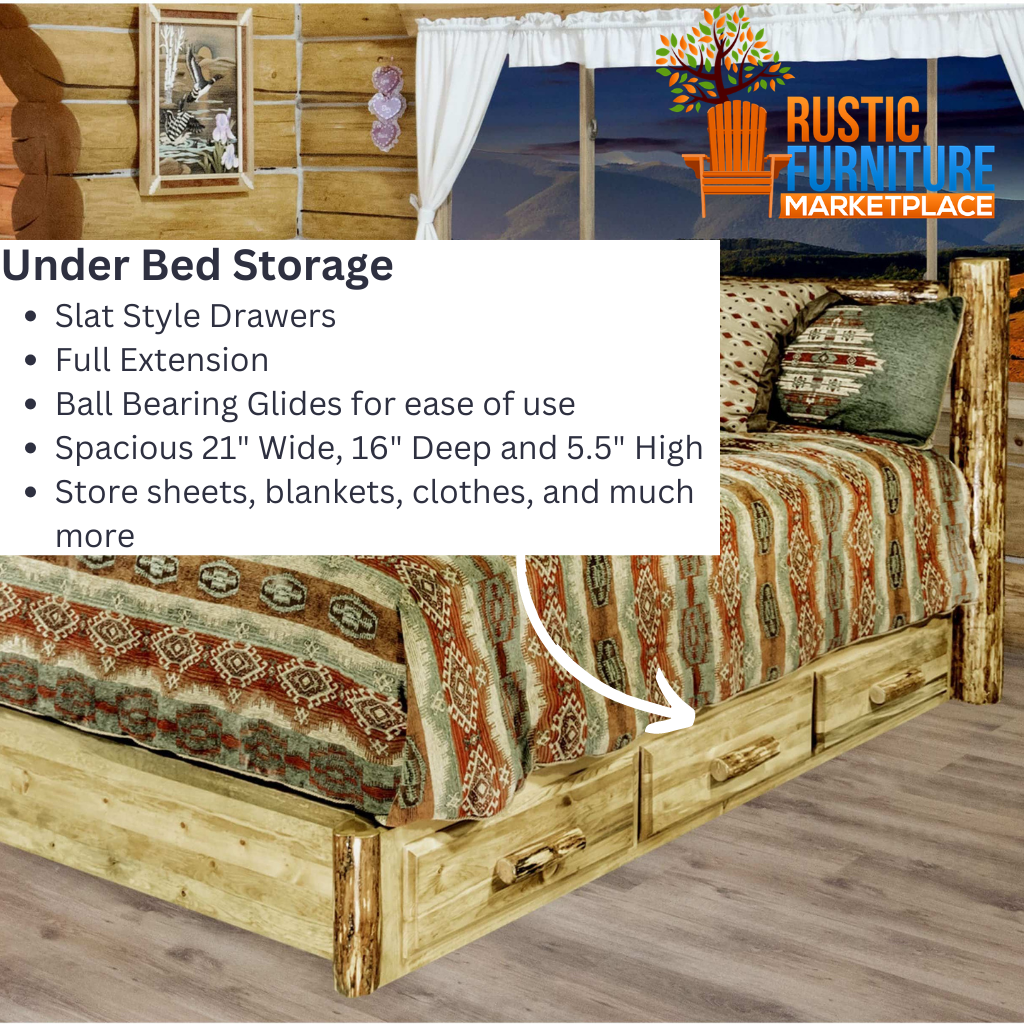 Montana Woodworks Gletscher Land Plattform Bett