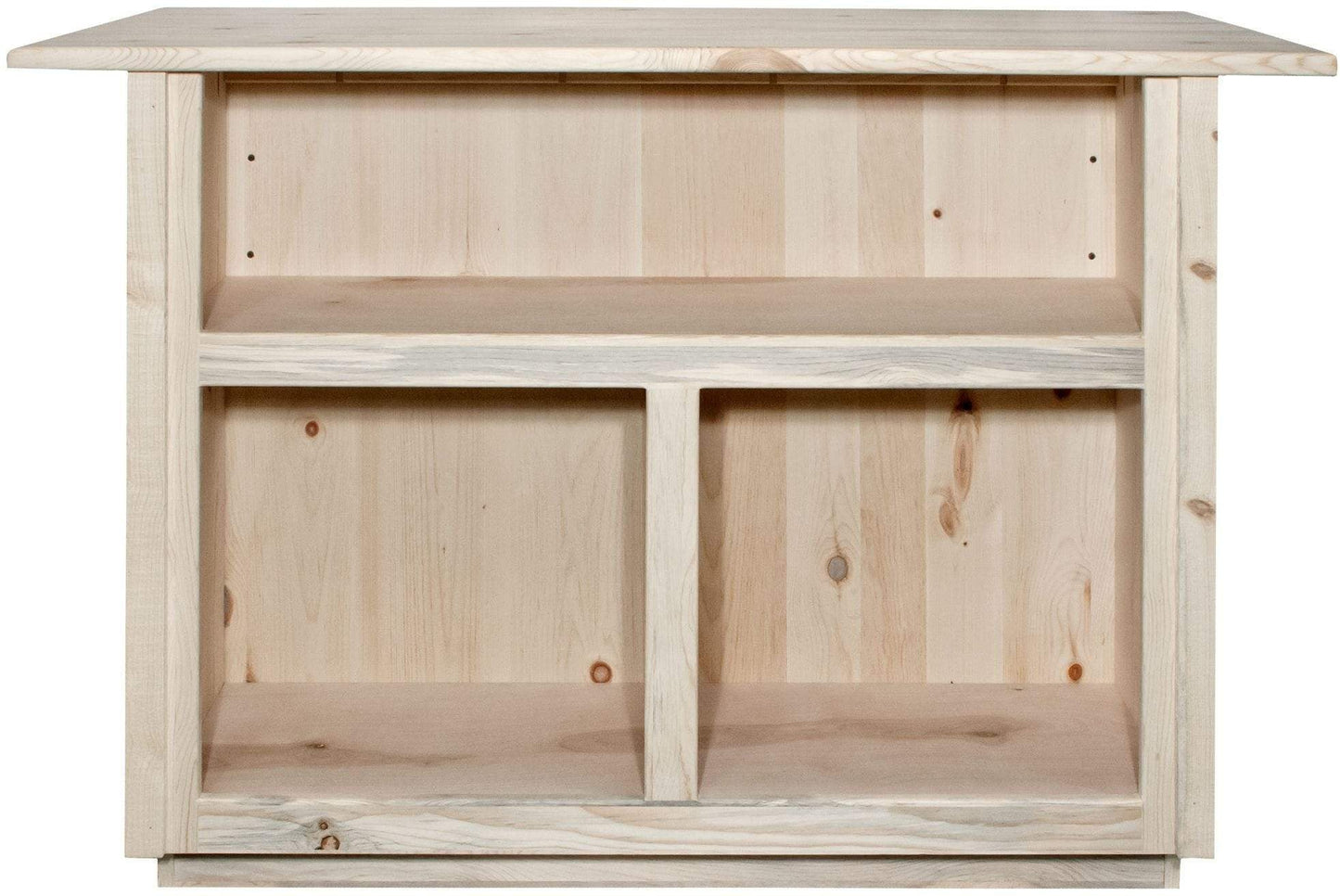 Montana Woodworks Homestead Kollektion Bar mit Fußschiene