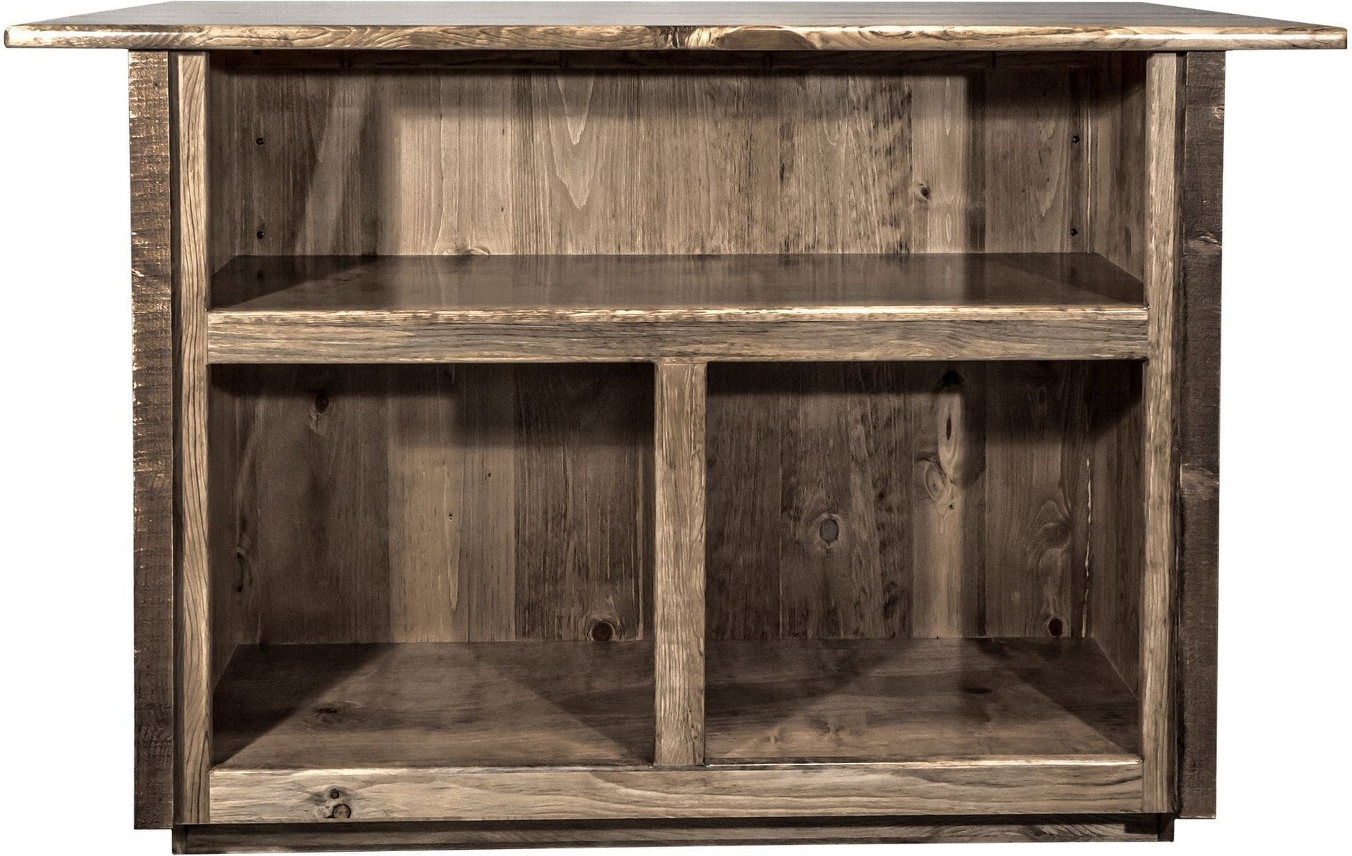 Montana Woodworks Homestead Kollektion Bar mit Fußschiene