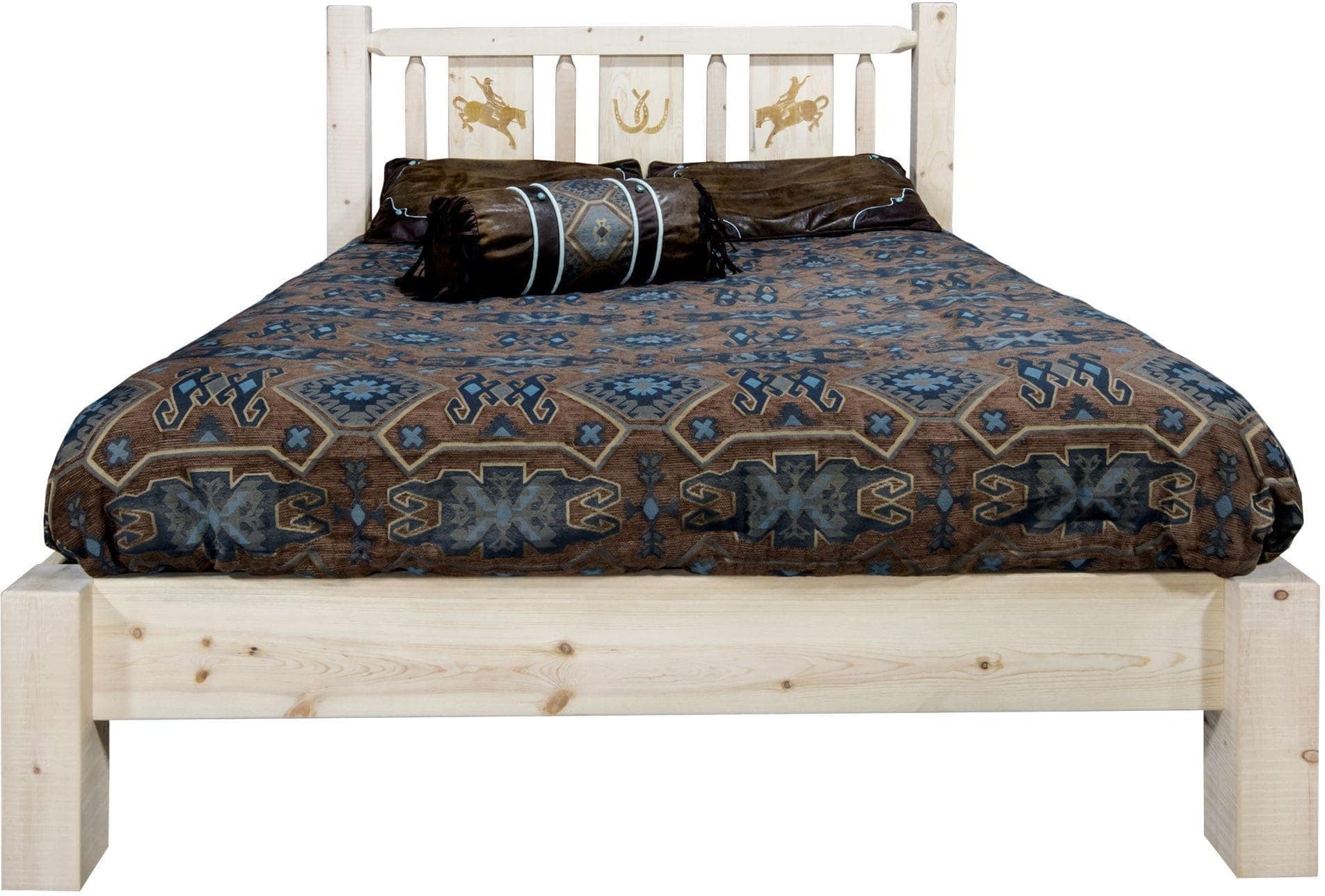 Montana Woodworks Homestead Kollektion California King Plattform Bett - Unvollendet