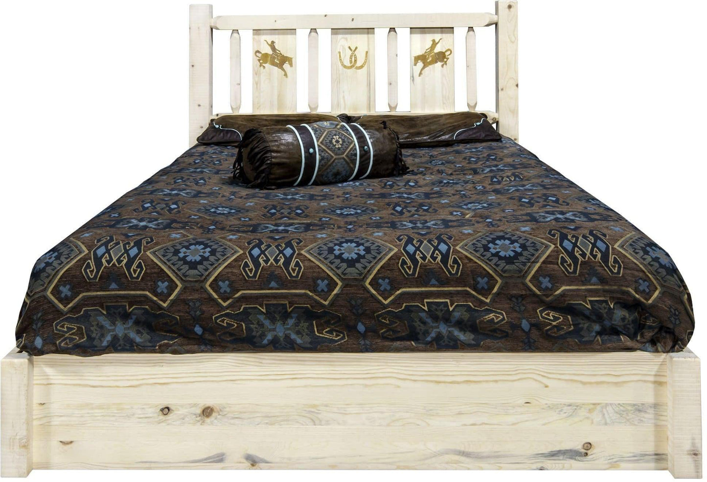 Montana Woodworks Homestead Kollektion California King Lagerplattform Bett - Klare Lacquer Finish