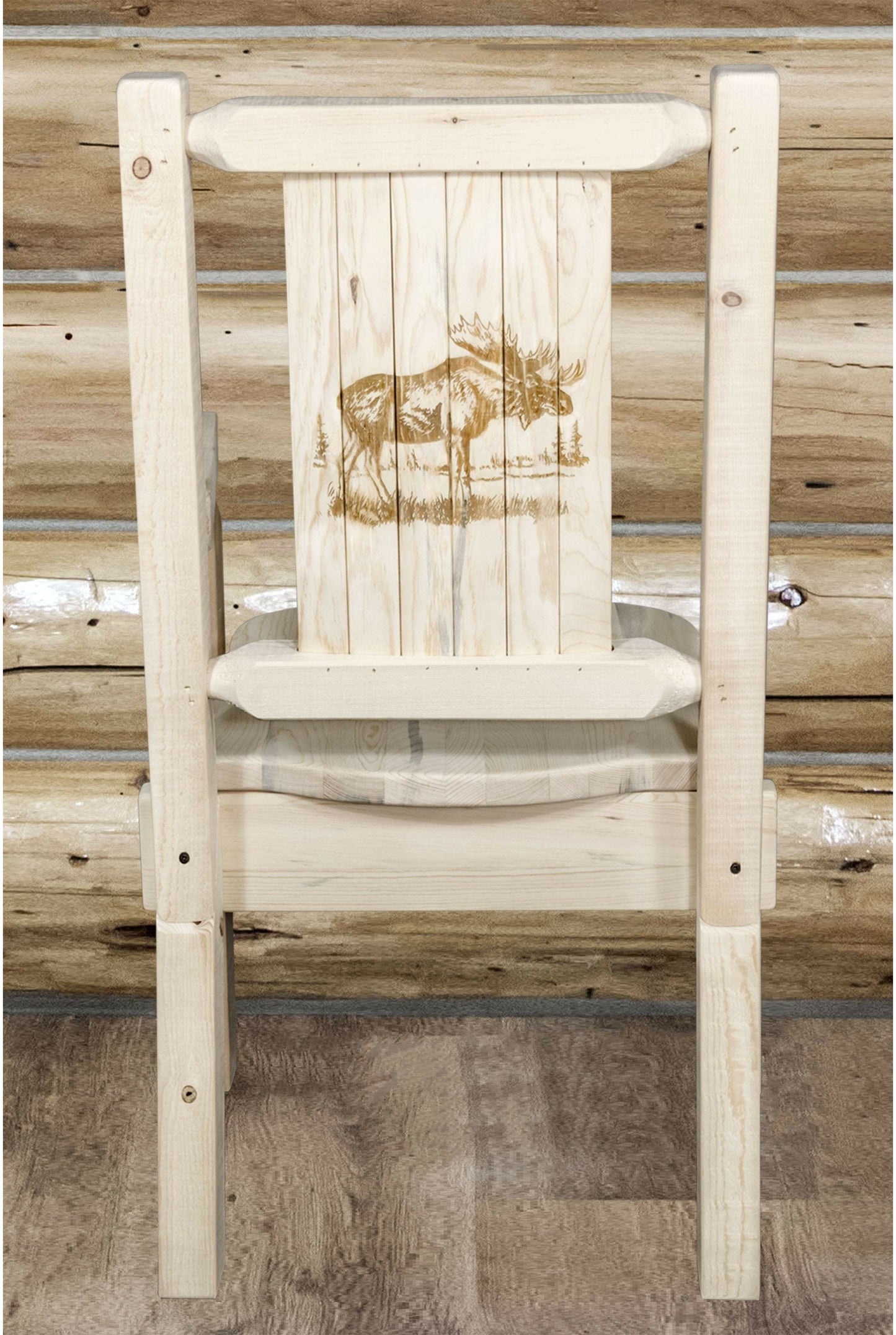 Montana Woodworks Homestead Kollektion Kapitänsstuhl mit Lasergravur - Bereit zum Abschluss