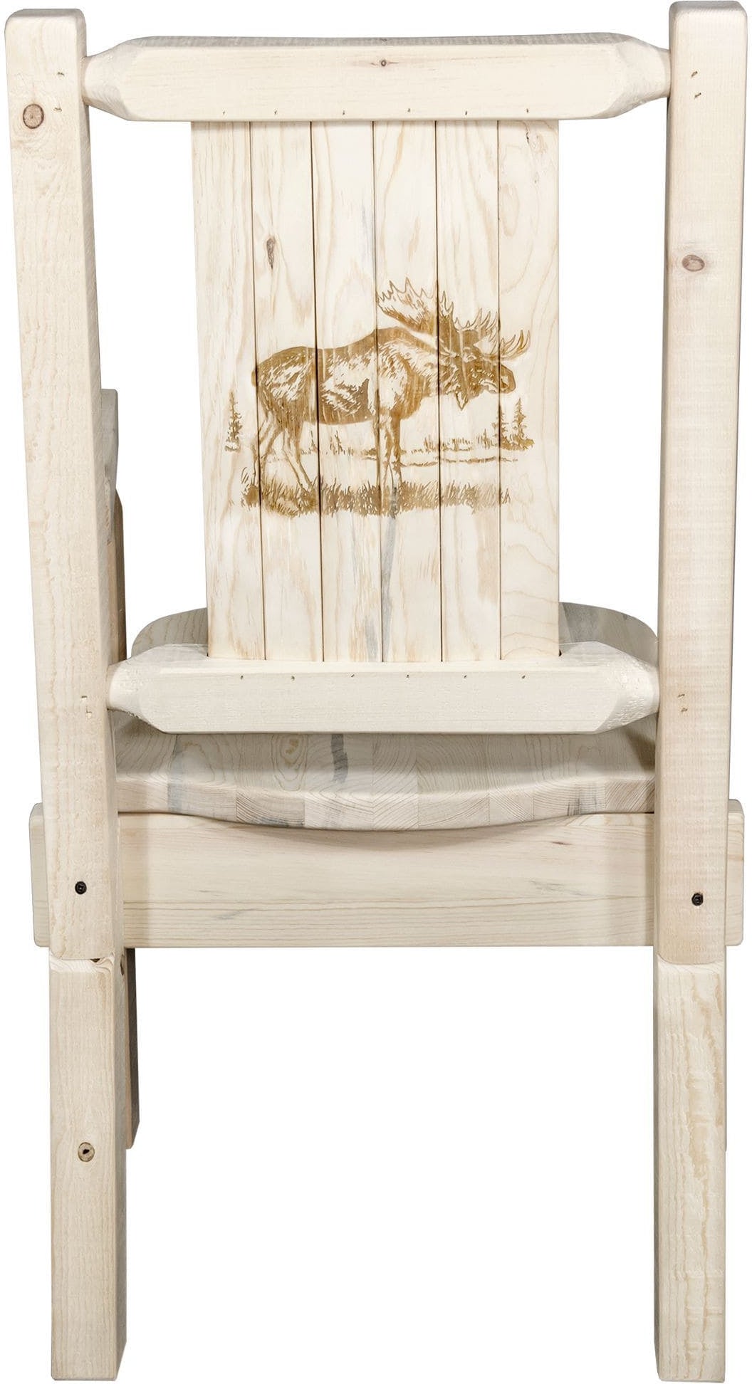 Montana Woodworks Homestead Kollektion Kapitänsstuhl mit Lasergravur - Bereit zum Abschluss