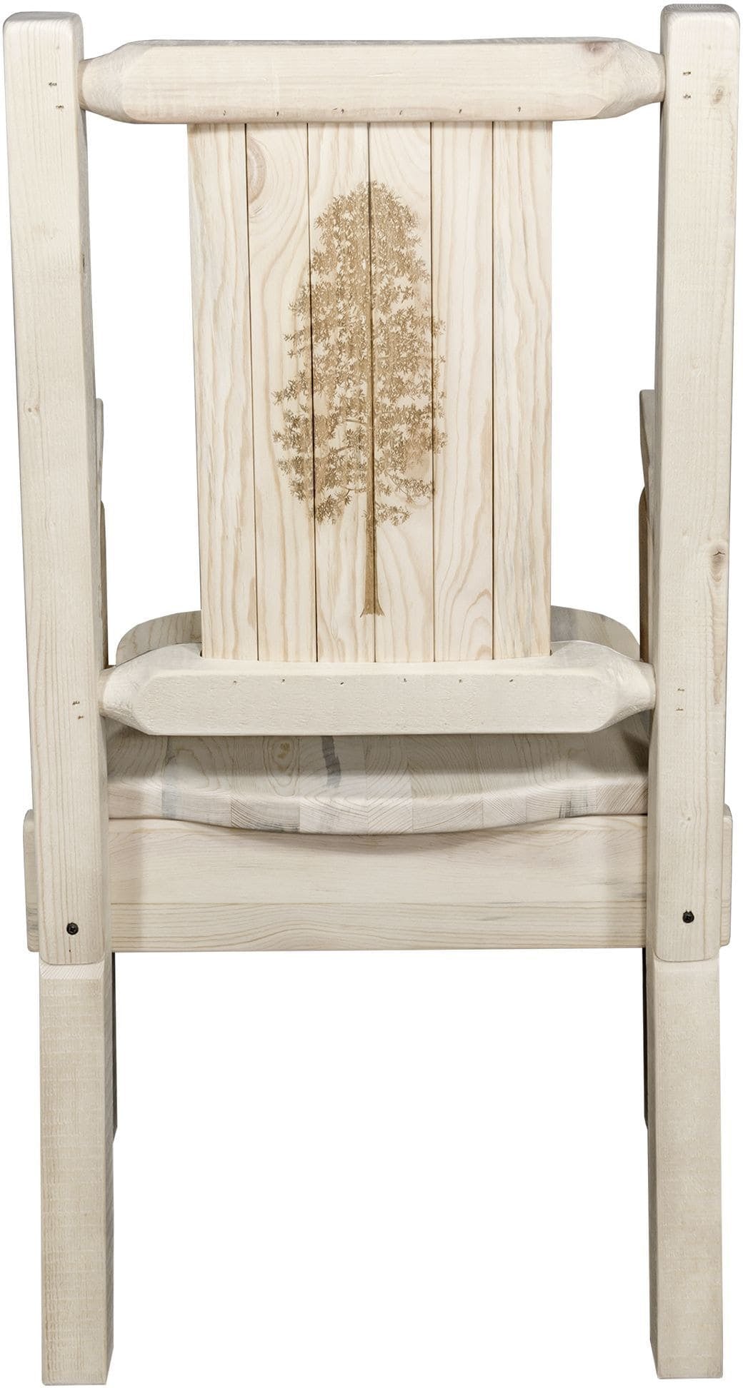 Montana Woodworks Homestead Kollektion Kapitänsstuhl mit Lasergravur - Bereit zum Abschluss