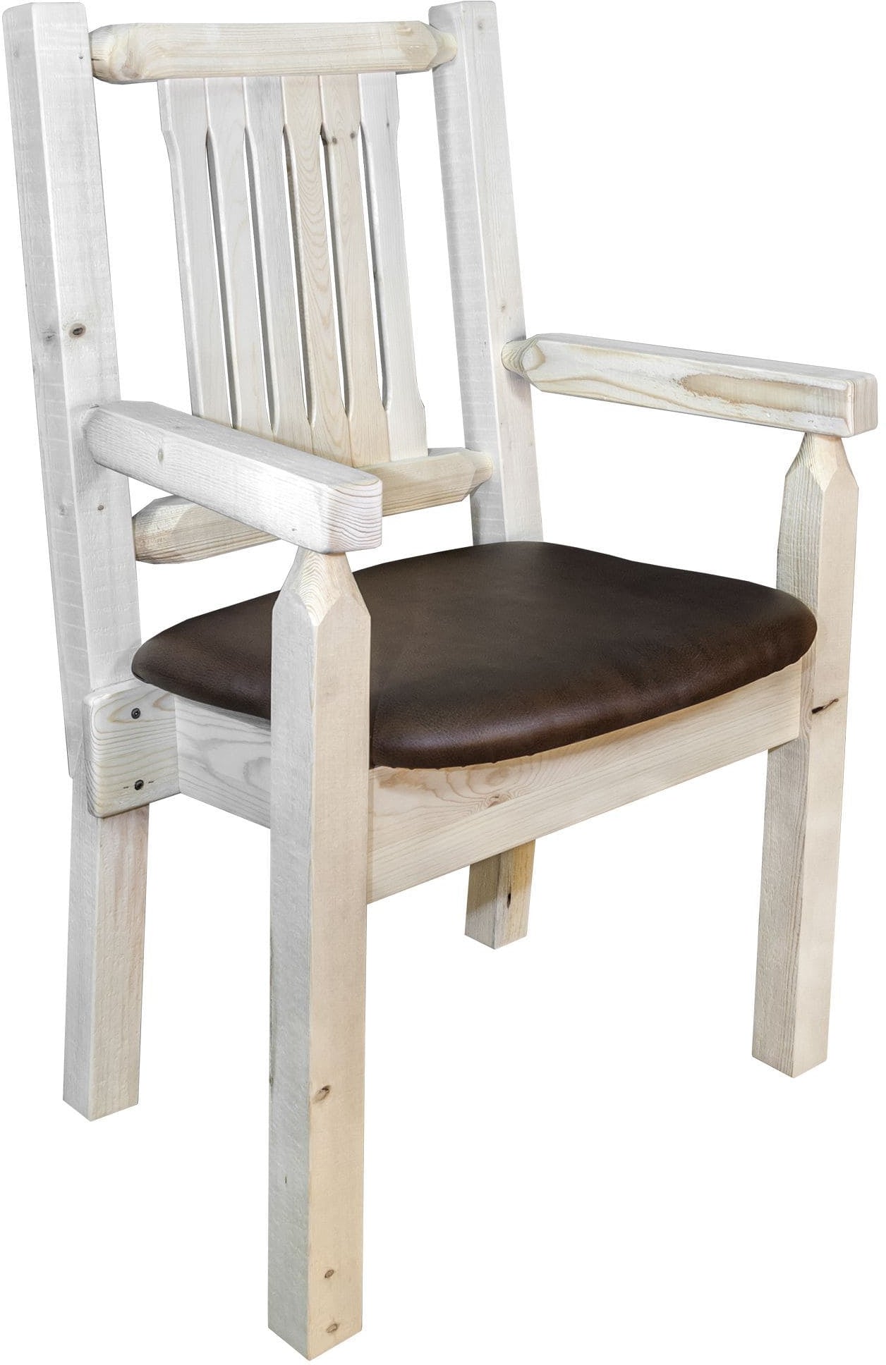 Montana Woodworks Homestead Kollektion Kapitänsstuhl mit Polstersitz - Bereit zum Abschluss