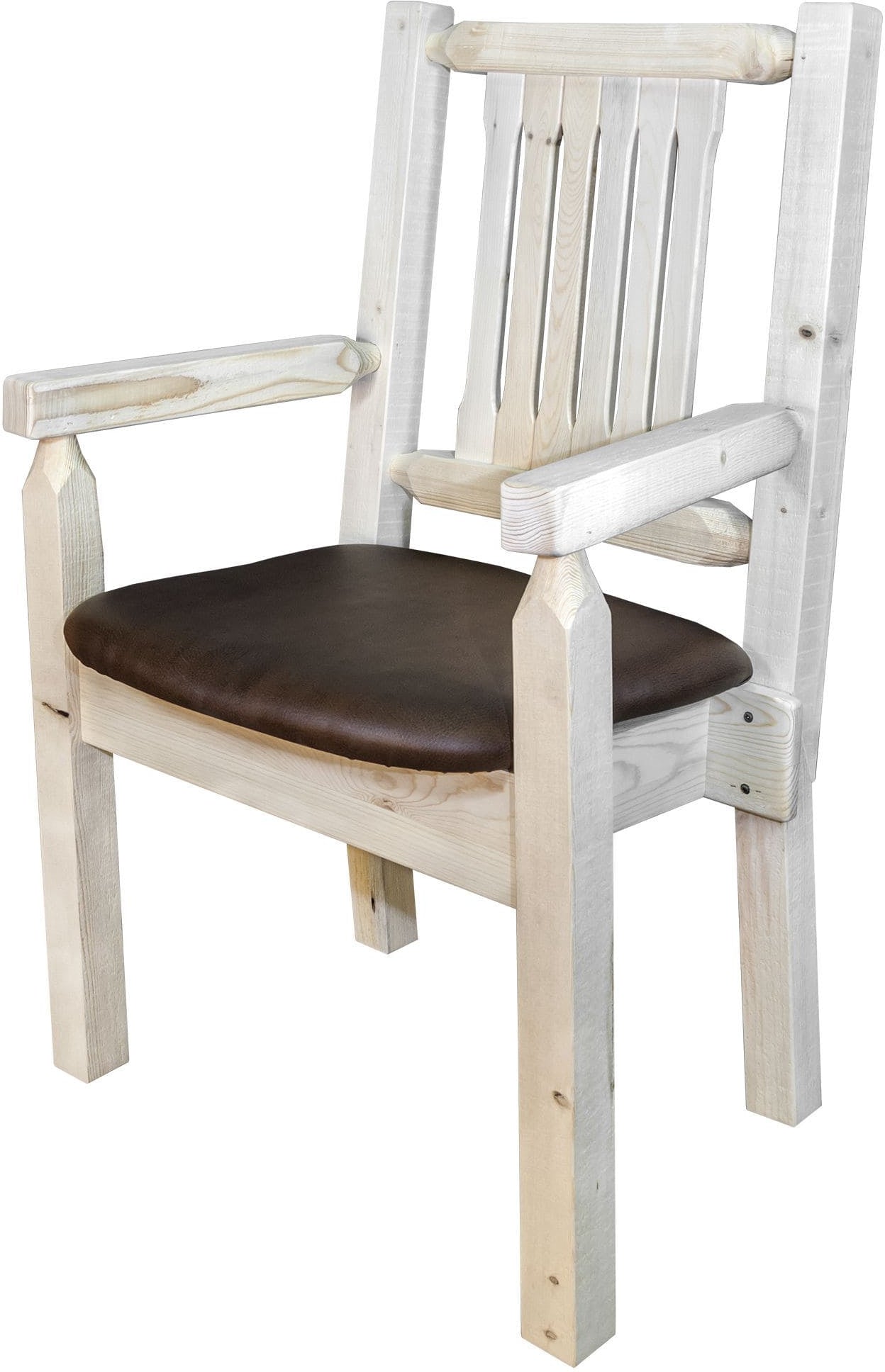 Montana Woodworks Homestead Kollektion Kapitänsstuhl mit Polstersitz - Bereit zum Abschluss