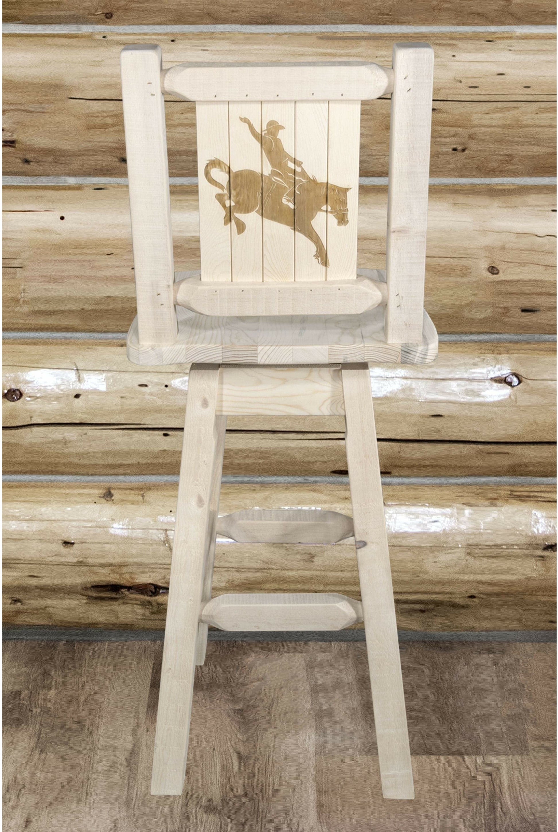 Montana Woodworks Homestead Kollektion Counter Height Swivel Barstool (Deutsche Ausgabe)