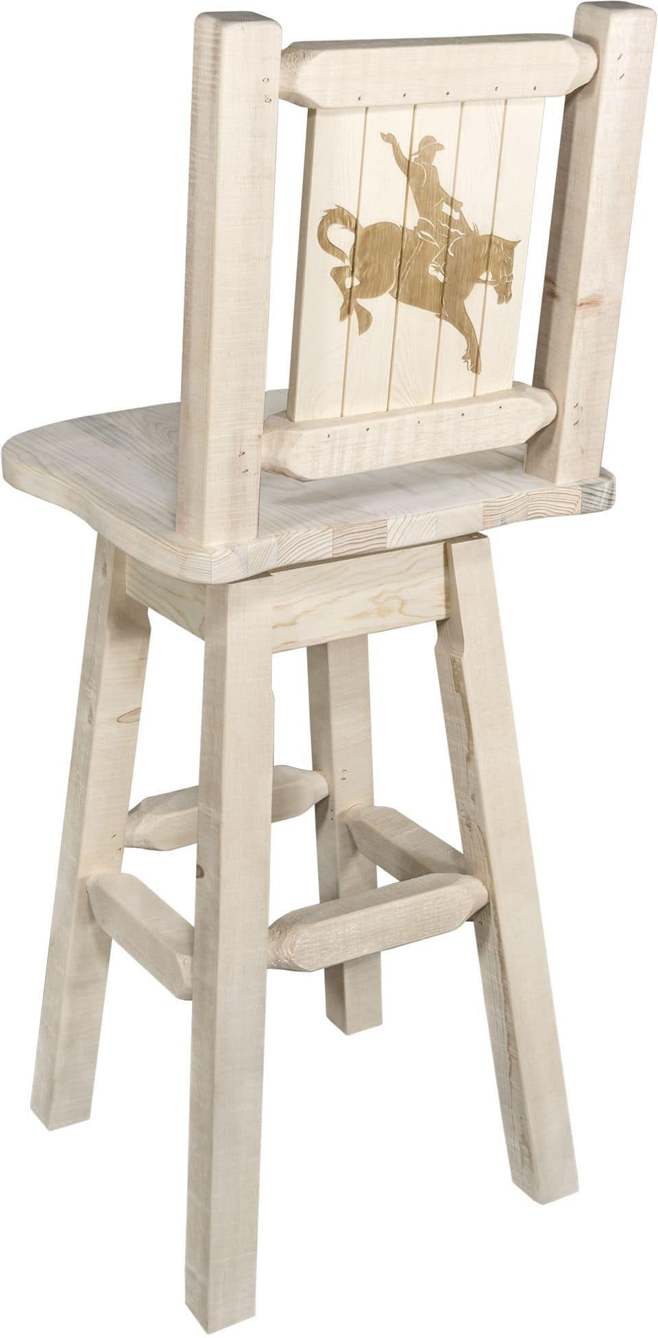 Montana Woodworks Homestead Kollektion Counter Height Swivel Barstool (Deutsche Ausgabe)