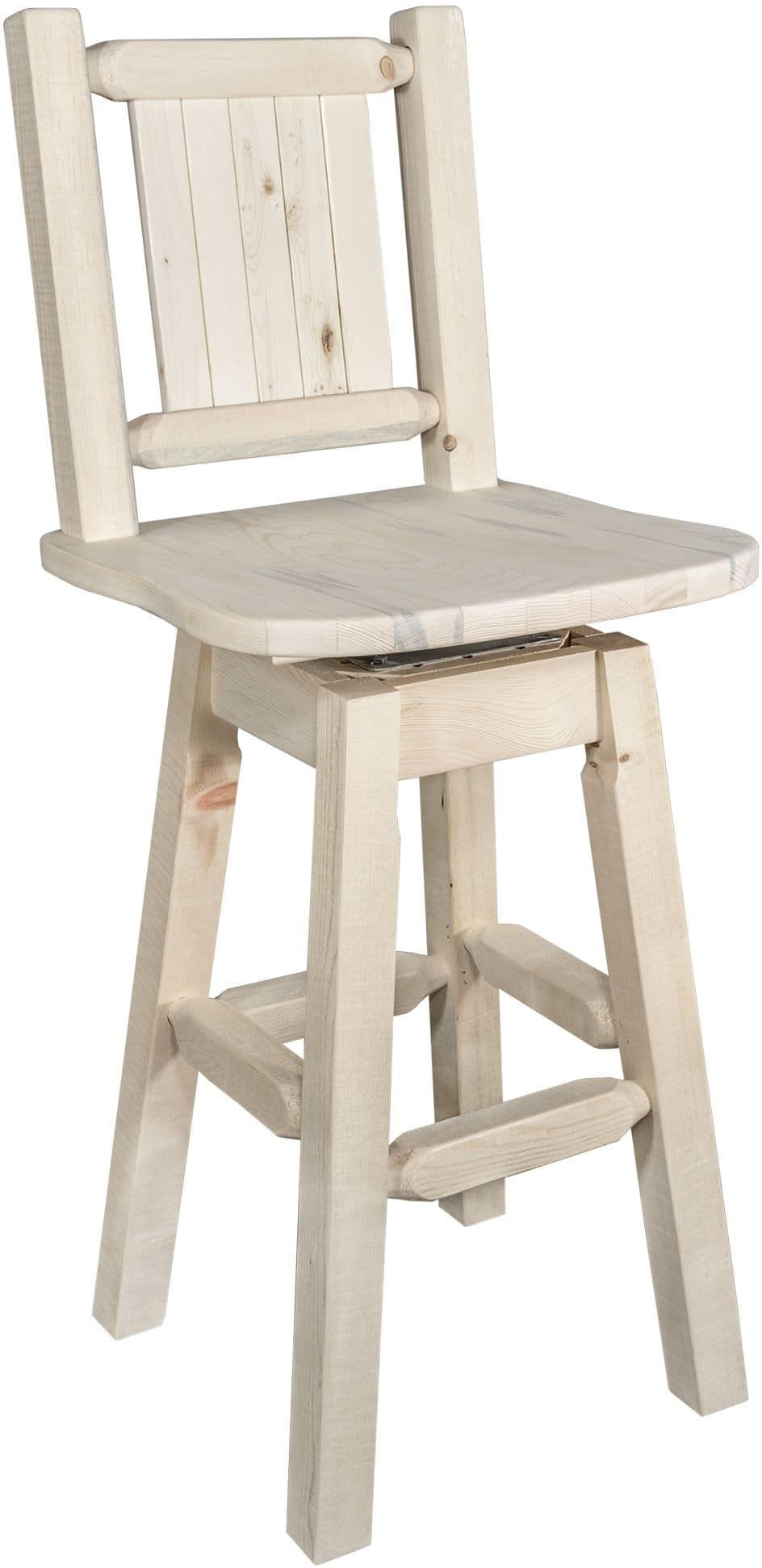Montana Woodworks Homestead Kollektion Counter Height Swivel Barstool (Deutsche Ausgabe)