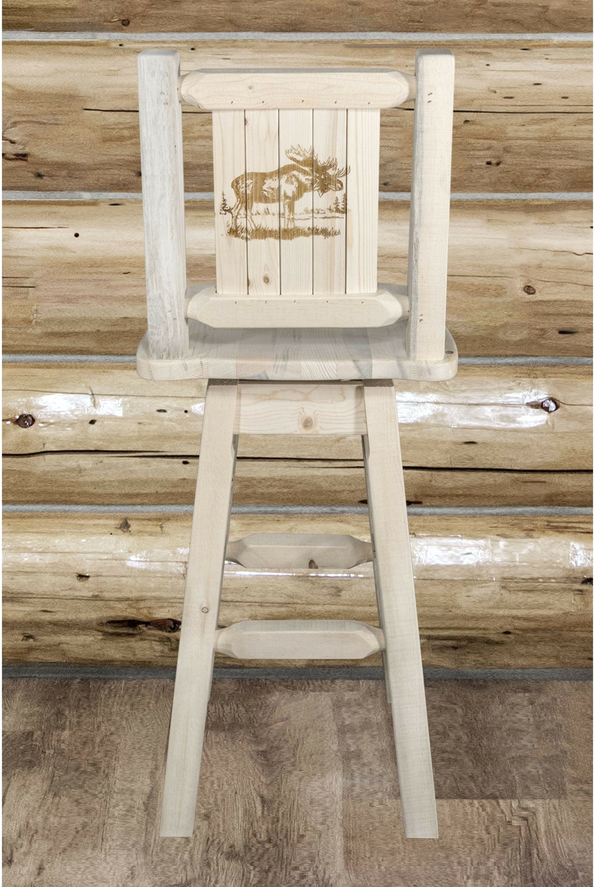 Montana Woodworks Homestead Kollektion Counter Height Swivel Barstool (Deutsche Ausgabe)