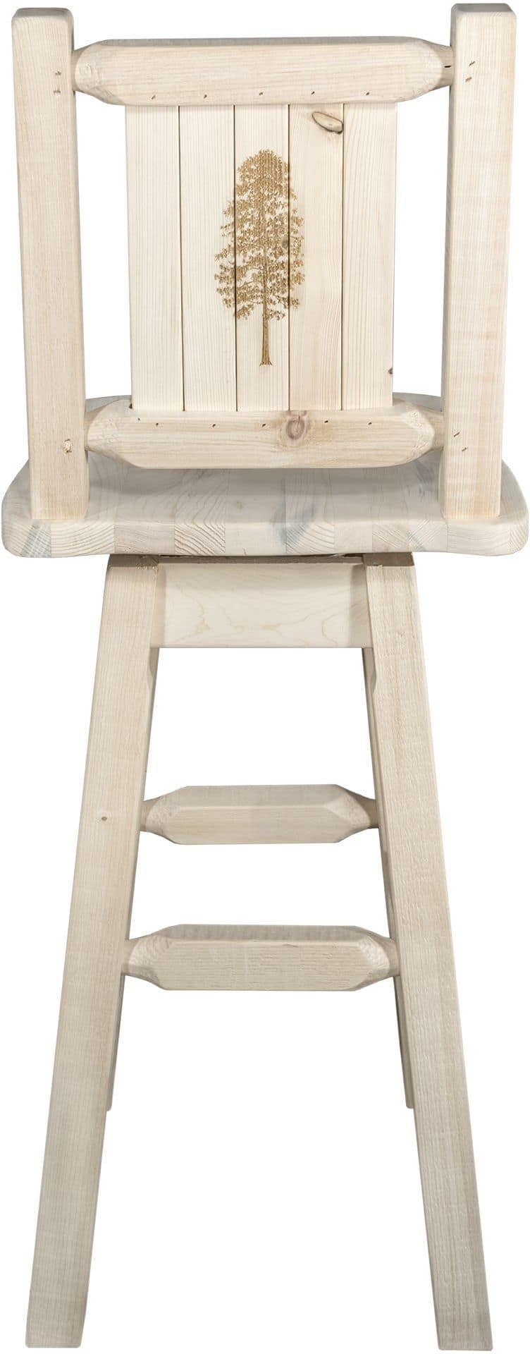 Montana Woodworks Homestead Kollektion Counter Height Swivel Barstool (Deutsche Ausgabe)