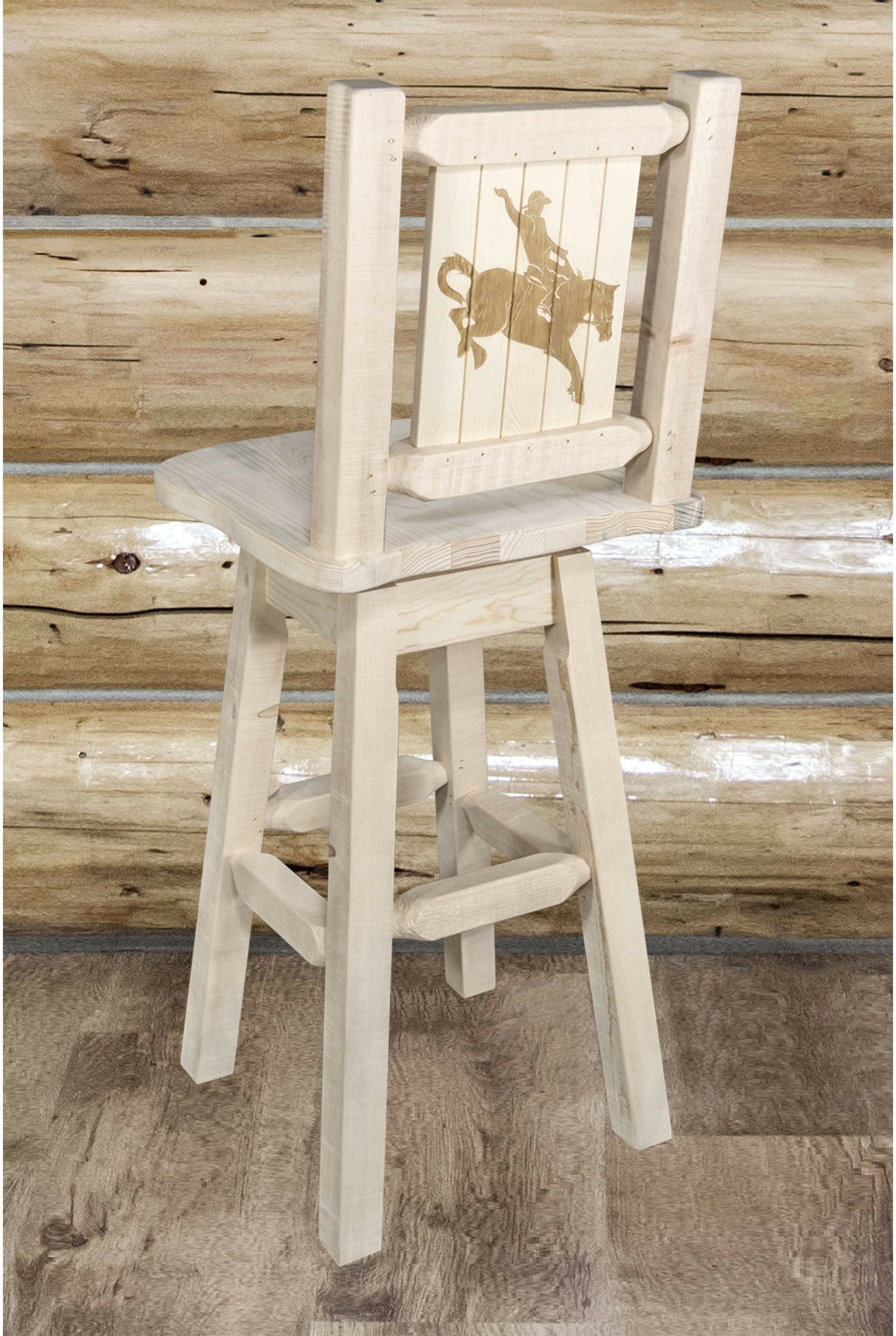 Montana Woodworks Homestead Kollektion Counter Height Swivel Barstool (Deutsche Ausgabe)