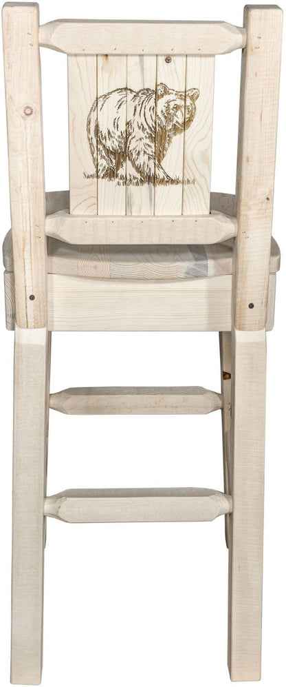 Montana Woodworks Homestead Sammlung Holz Barstool