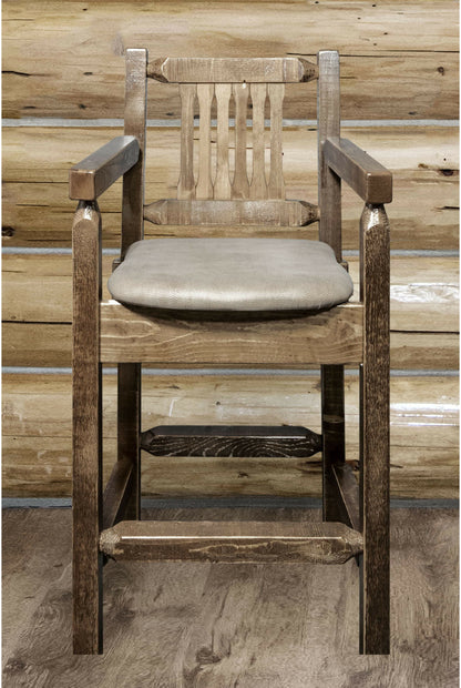 Montana Woodworks Homestead Kollektion Counter Height Captain's Barshocker
