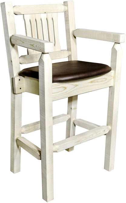 Montana Woodworks Homestead Kollektion Counter Height Captain's Barshocker