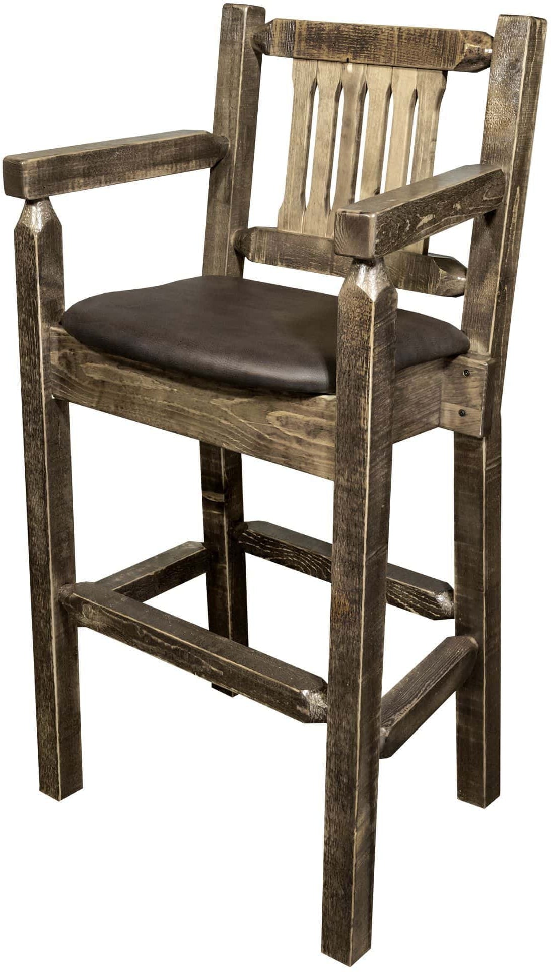 Montana Woodworks Homestead Kollektion Counter Height Captain's Barshocker