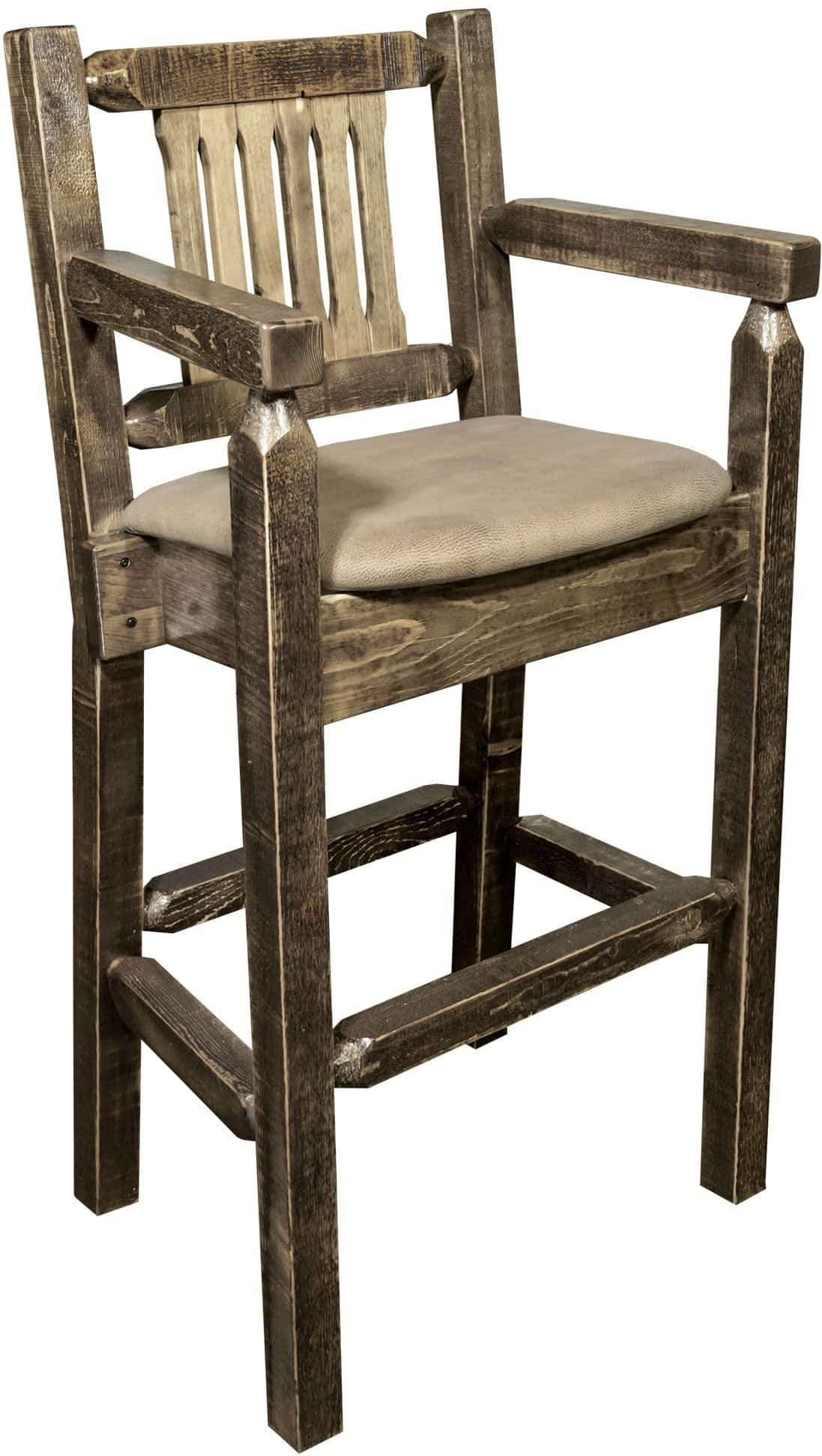 Montana Woodworks Homestead Kollektion Counter Height Captain's Barshocker
