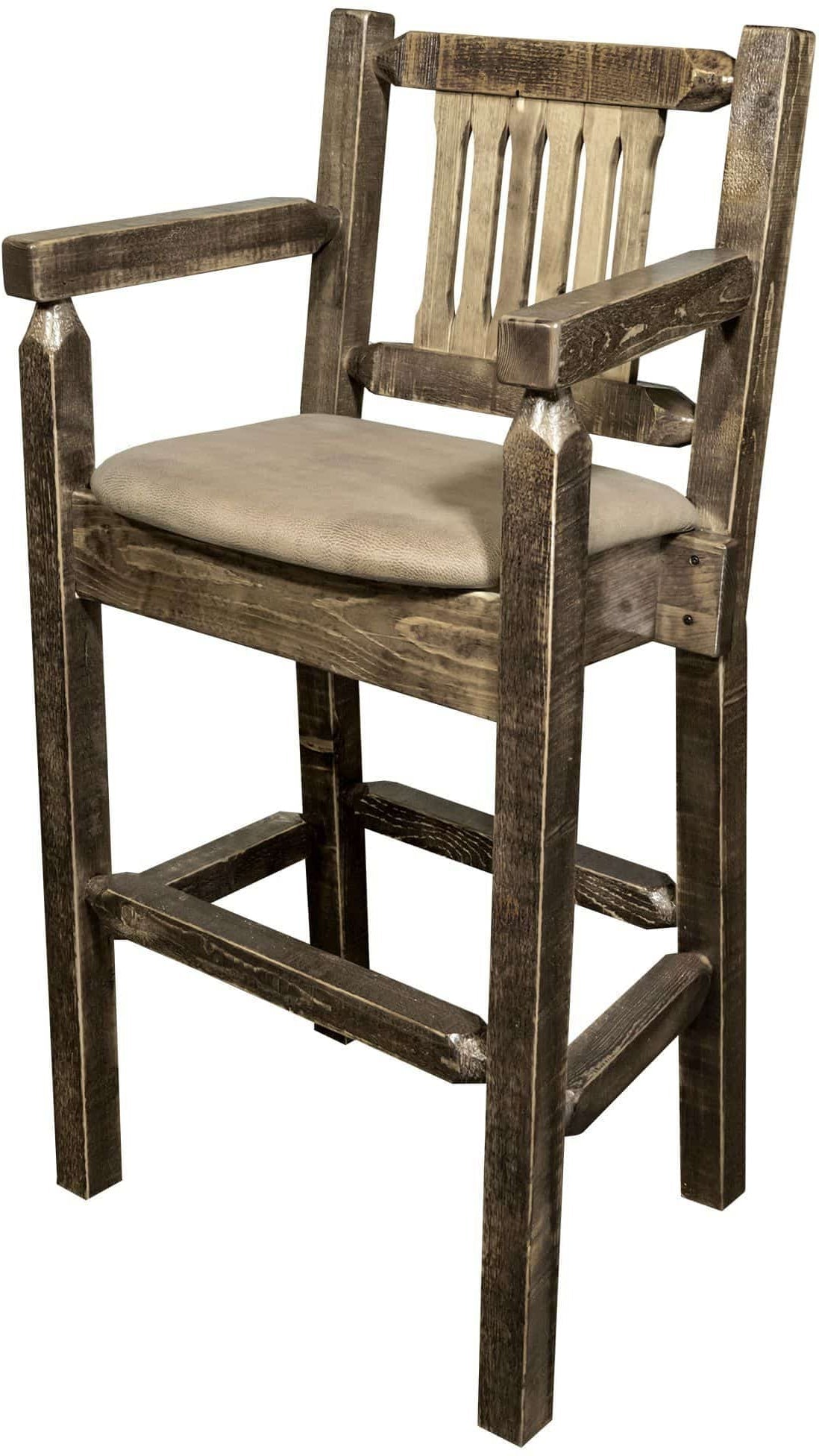 Montana Woodworks Homestead Kollektion Counter Height Captain's Barshocker