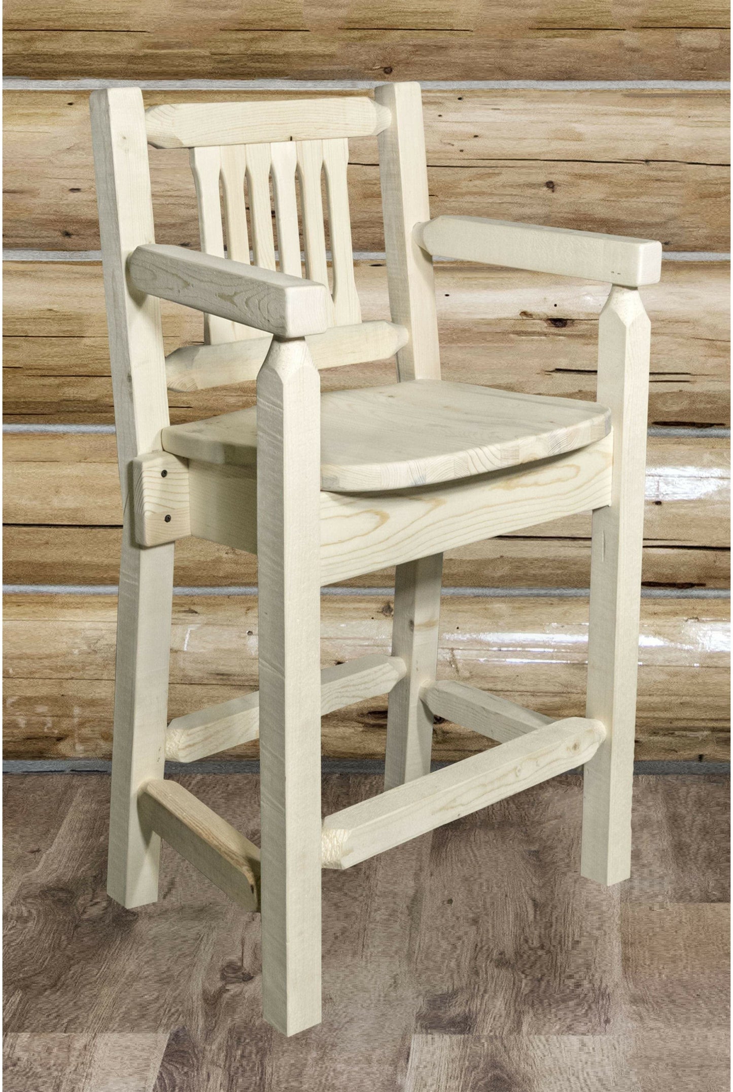 Montana Woodworks Homestead Kollektion Counter Height Captain's Barshocker