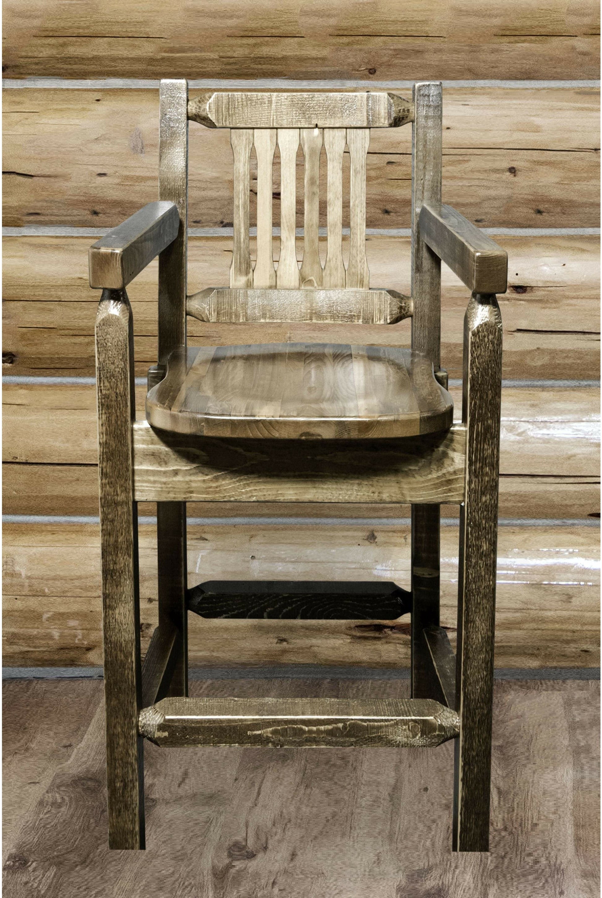 Montana Woodworks Homestead Kollektion Counter Height Captain's Barshocker