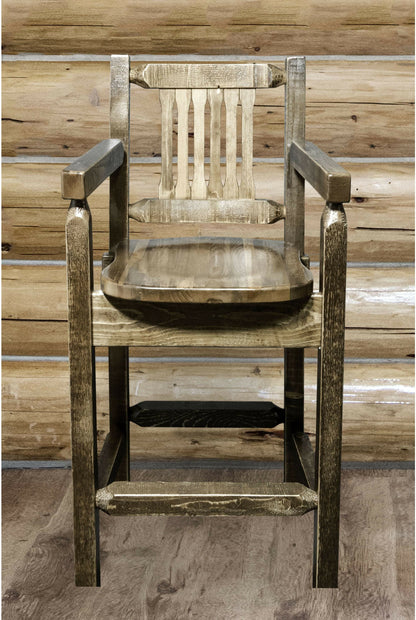 Montana Woodworks Homestead Kollektion Counter Height Captain's Barshocker