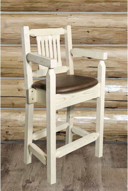 Montana Woodworks Homestead Kollektion Counter Height Captain's Barshocker