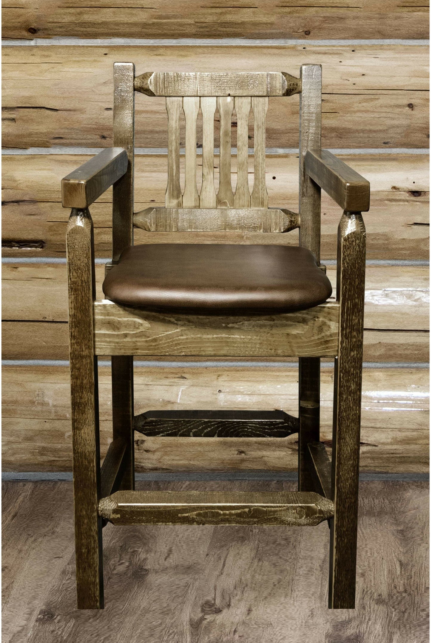 Montana Woodworks Homestead Kollektion Counter Height Captain's Barshocker