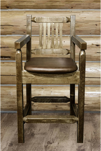 Montana Woodworks Homestead Kollektion Counter Height Captain's Barshocker