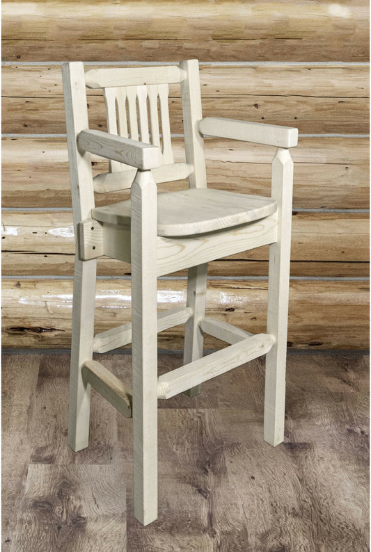 Montana Woodworks Homestead Kollektion Counter Height Captain's Barshocker