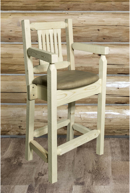 Montana Woodworks Homestead Kollektion Counter Height Captain's Barshocker