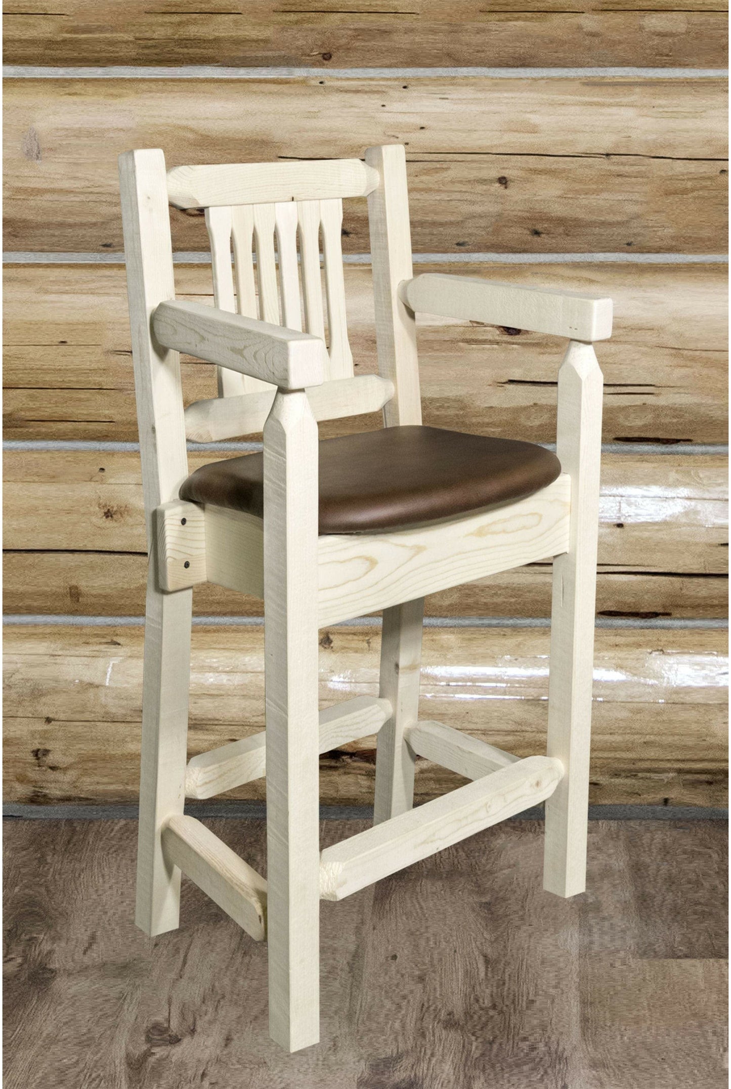 Montana Woodworks Homestead Kollektion Counter Height Captain's Barshocker