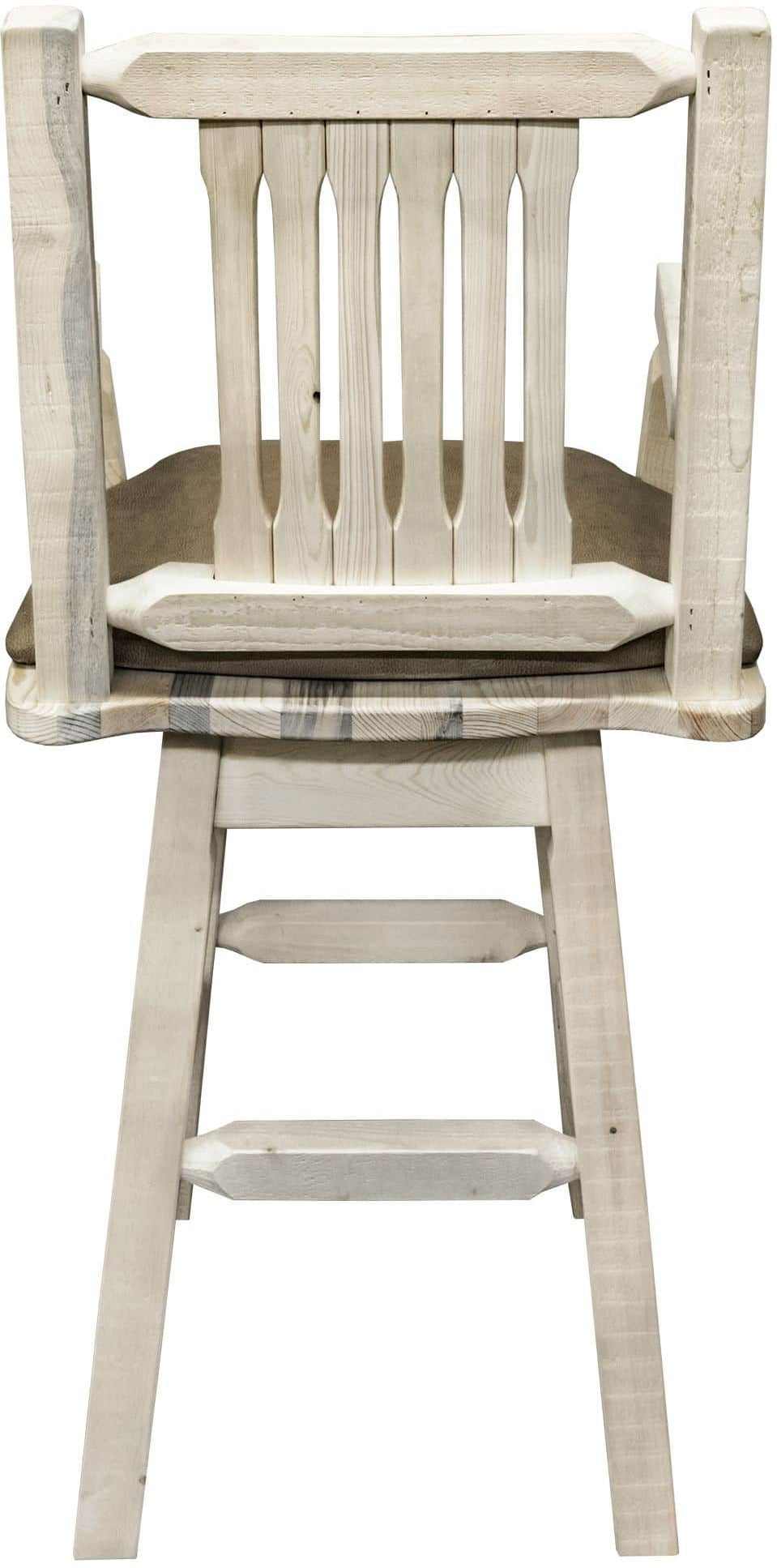 Montana Woodworks Homestead Kollektion Counter Height Swivel Captain's Barshocker