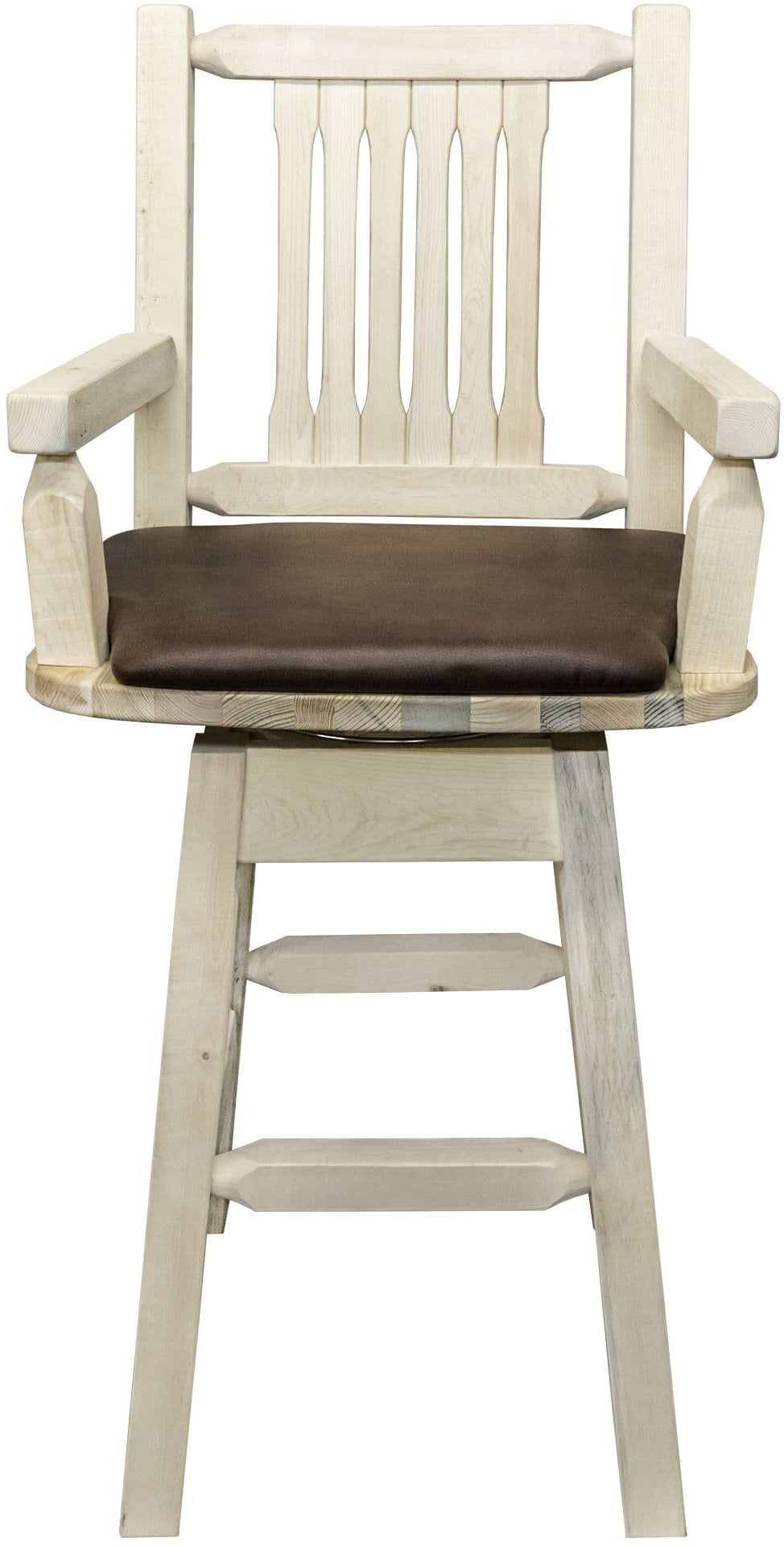 Montana Woodworks Homestead Kollektion Counter Height Swivel Captain's Barshocker