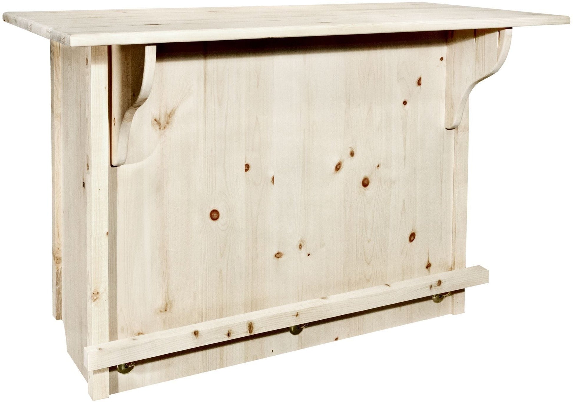 Montana Woodworks Homestead Kollektion Deluxe Bar mit Fußschiene