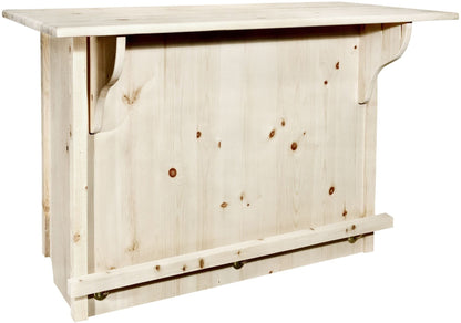 Montana Woodworks Homestead Kollektion Deluxe Bar mit Fußschiene