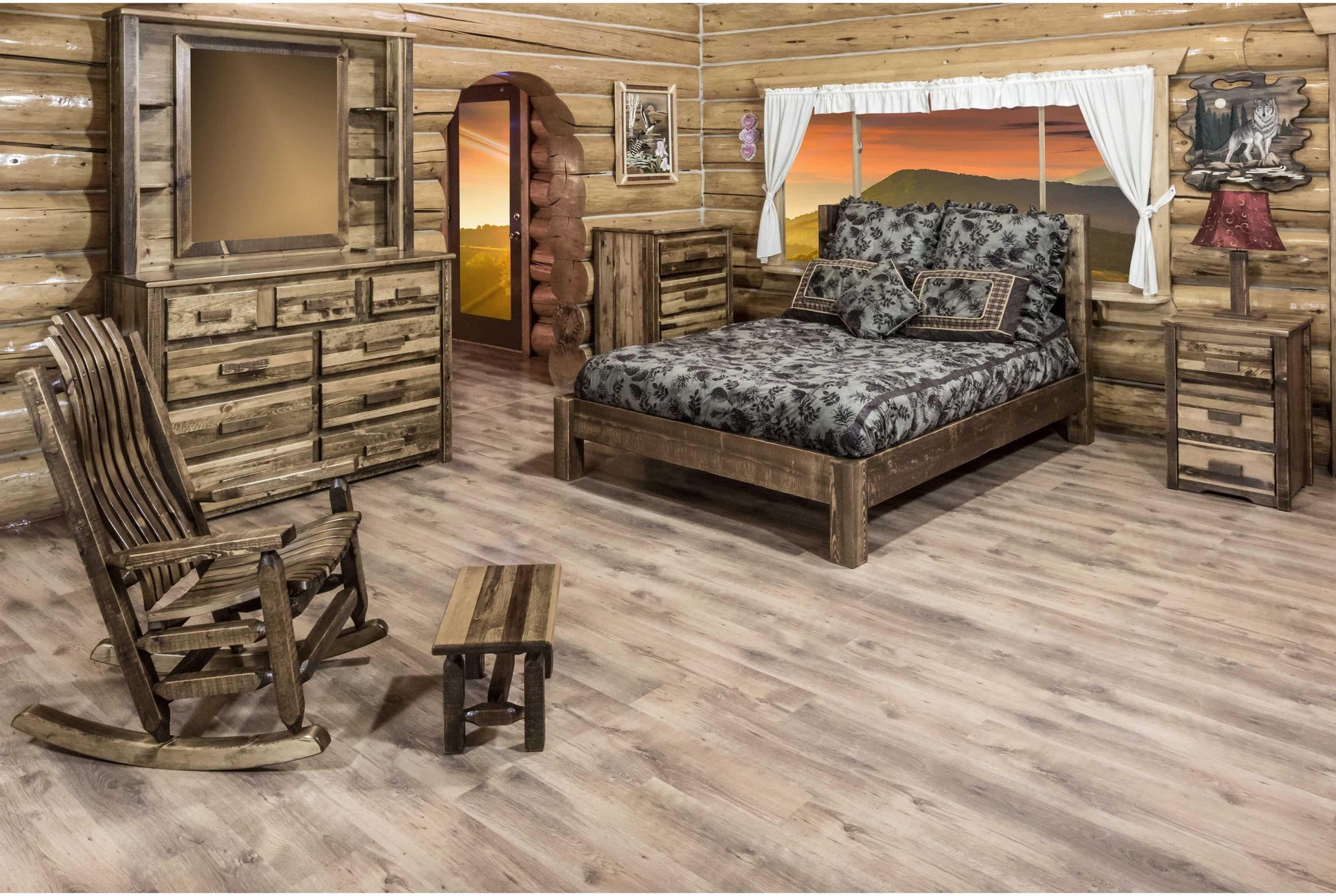 Montana Woodworks Homestead Kollektion Volle Plattform Bett
