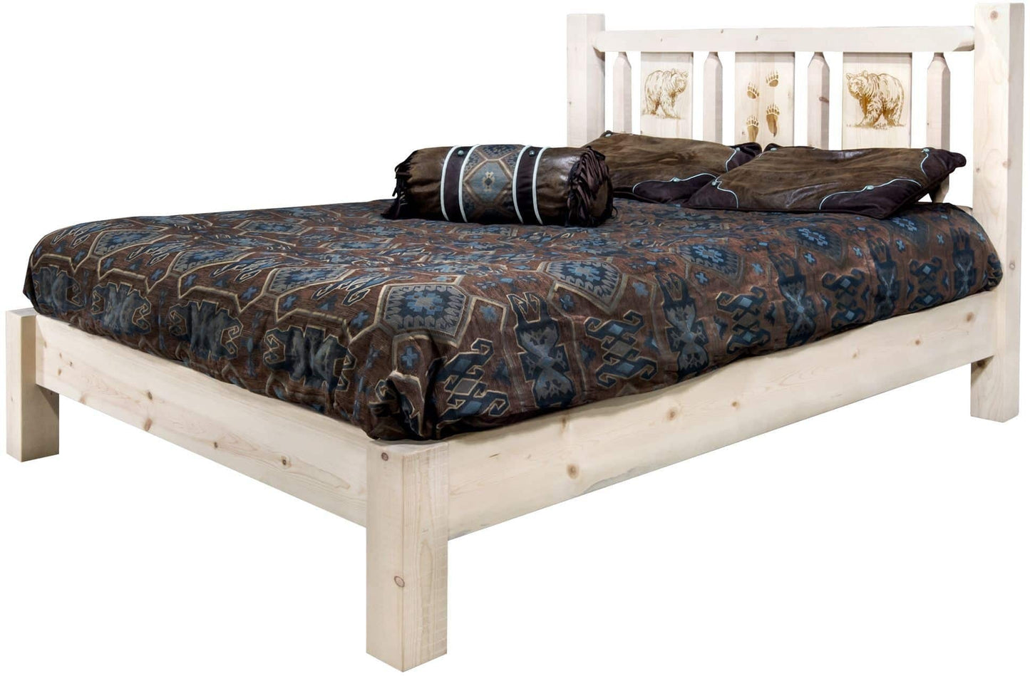 Montana Woodworks Homestead Kollektion fertig mit vollem Plattformbett