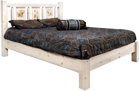Montana Woodworks Homestead Kollektion fertig mit vollem Plattformbett