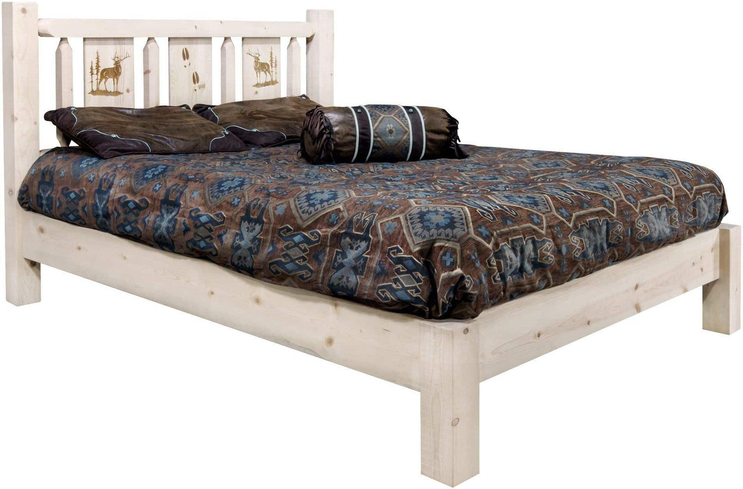 Montana Woodworks Homestead Kollektion fertig mit vollem Plattformbett