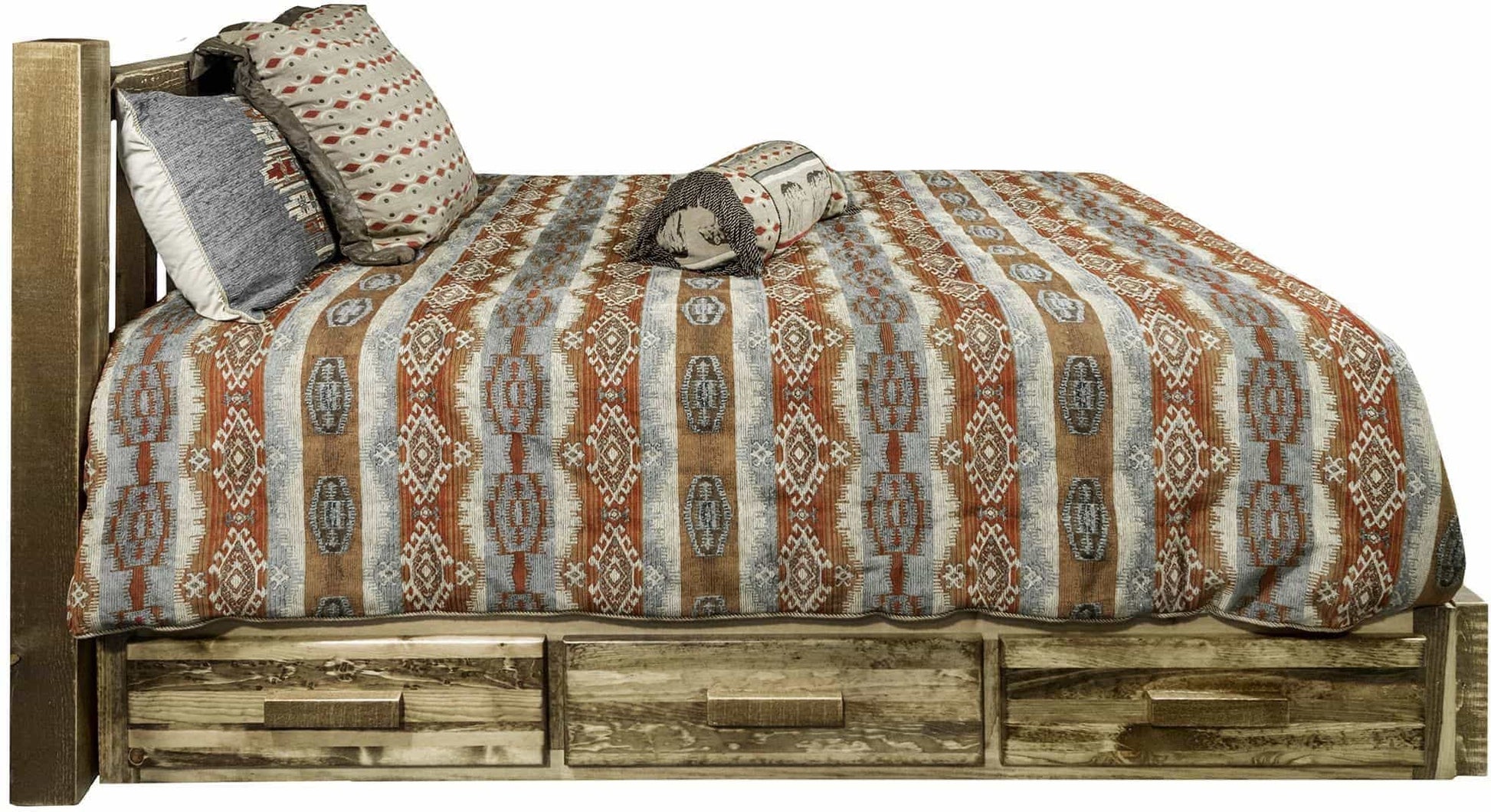 Montana Woodworks Homestead Kollektion Volle Plattform Bett mit Lagerung