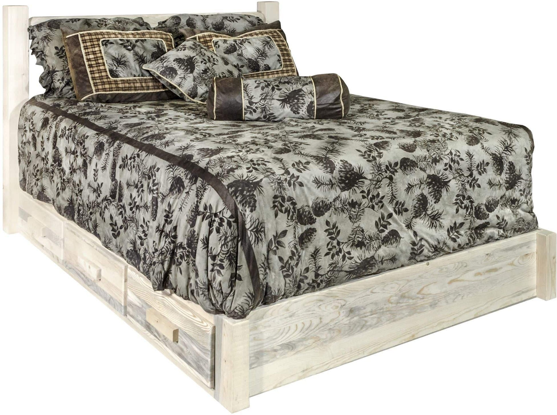 Montana Woodworks Homestead Kollektion Volle Plattform Bett mit Lagerung