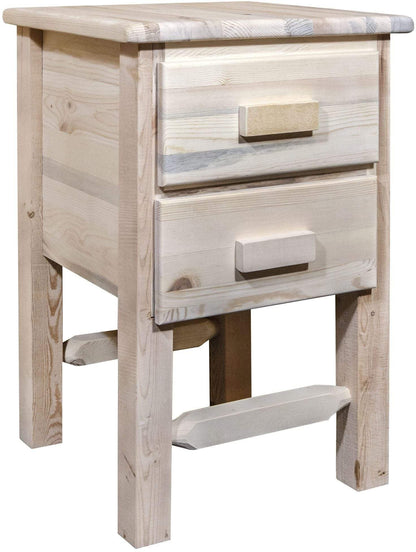 Montana Woodworks Homestead Kollektion Nachttisch mit 2 Schubladen