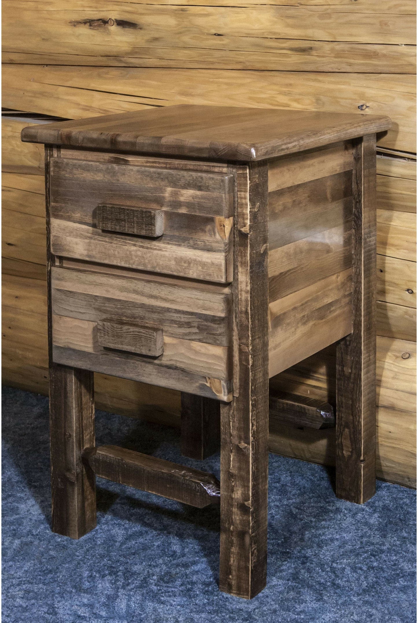 Montana Woodworks Homestead Kollektion Nachttisch mit 2 Schubladen