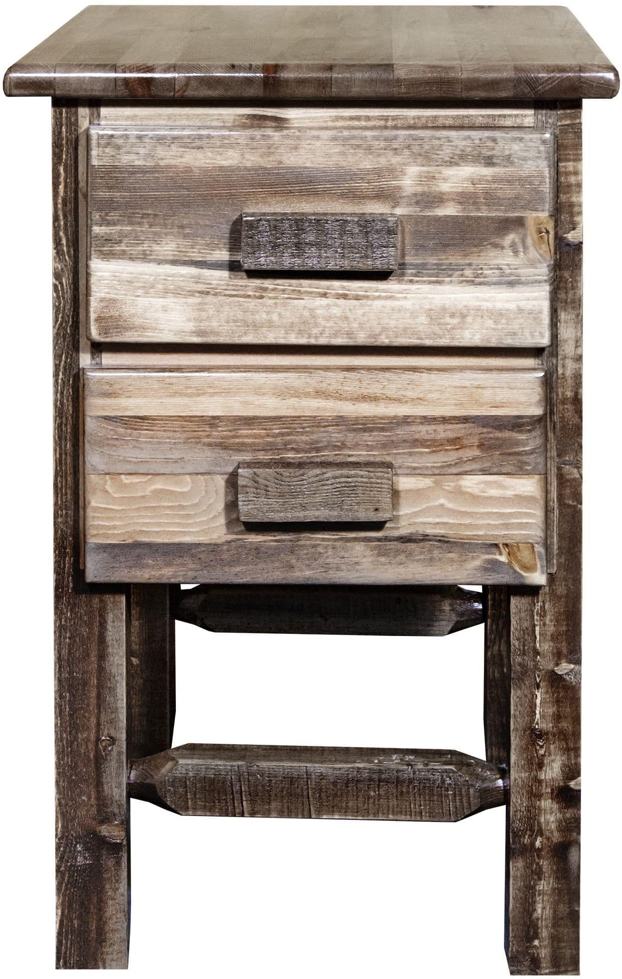 Montana Woodworks Homestead Kollektion Nachttisch mit 2 Schubladen