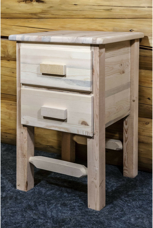 Montana Woodworks Homestead Kollektion Nachttisch mit 2 Schubladen